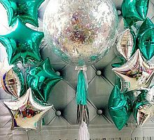 Композиция с большими шарами №15
