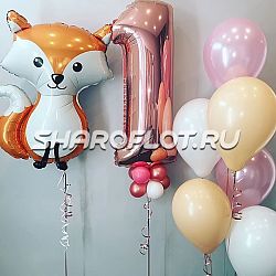 Шары для девочки на 1 год