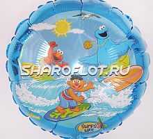 Круг Улица Сезам На Волне 40см