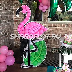 Мозаика из шаров Фламинго