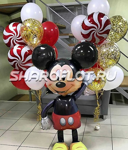Шары на день рождение с Микки