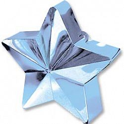 Грузик для шаров Звезда Голубая
