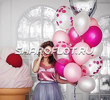 Связка шаров на 14 февраля
