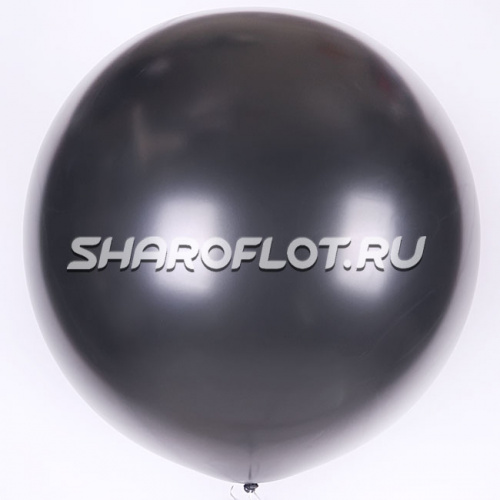 Большой шар Черный металлик 80см