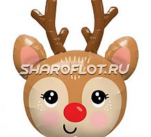 Шарик Голова оленя 80см