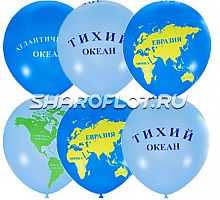 Шары Глобус география, 30см