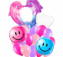 Букет шаров «Счастливы вместе»