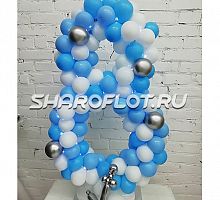 Цифра из шаров 8 120 см