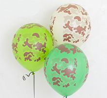 Шары Милитари ассорти 30см