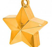 Грузик для шаров Звезда Золото