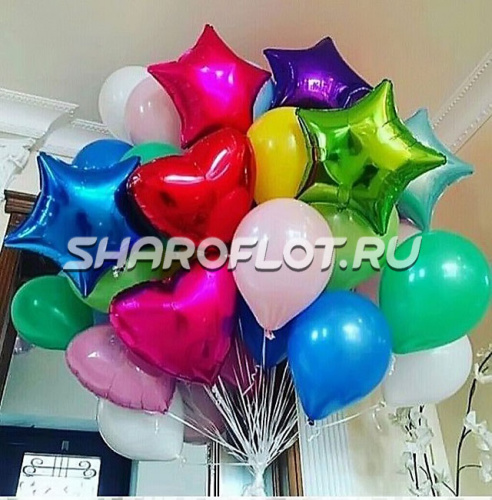 Букет из шаров Радужное приключение