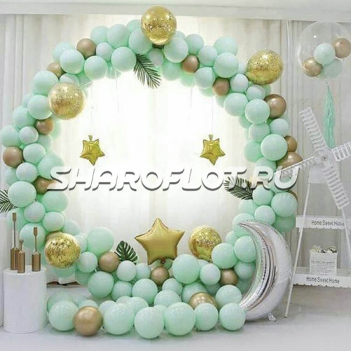 Арка в бирюзовых тонах Арка в бирюзовых тонах