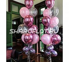 Выписка с шариками Хром