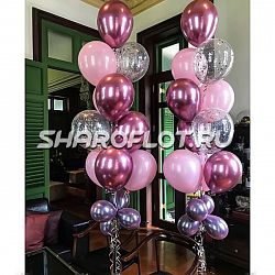 Выписка с шариками Хром