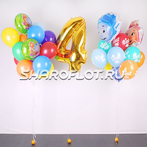 Оформление Фиксики 4 года