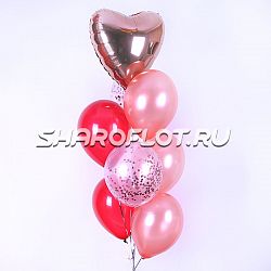 Фонтан в бордовых оттенках