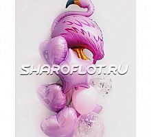 Фонтан из шаров Фламинго