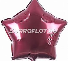 Шар Звезда Бургундия 40см