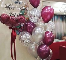 Композиция с большими шарами №25