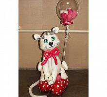 Фигура из шаров «Котик»