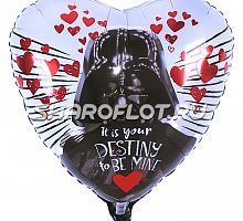 Шар Сердце Судьба Дарта Вейдера 45см