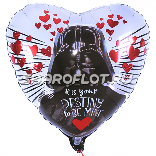 Шар Сердце Судьба Дарта Вейдера 45см