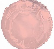 Шар Круг Розовое золото 40см