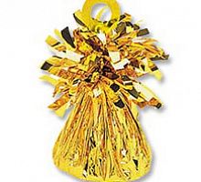 Грузик для шаров Конус Золото