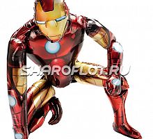 Шар ходячий Железный человек 110см