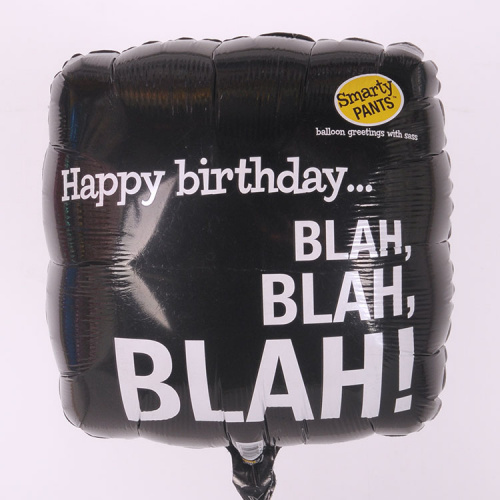 Черная подушка Blah Blah 40см Черная подушка Blah Blah 40см