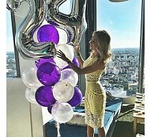 Композиция шаров с цифрой №080