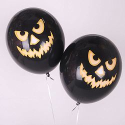 Шары Черные на Хэллоуин 30см
