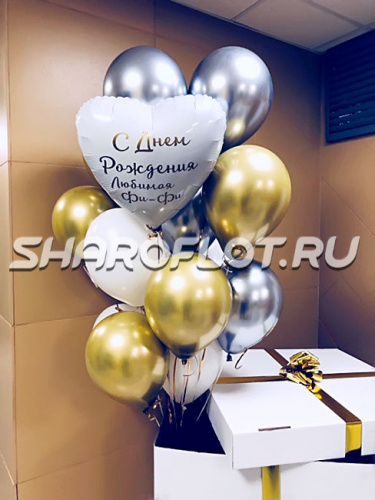 Большая коробка Золотое поздравление