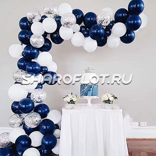 Разнокалиберная гирлянда "Морская вечеринка" Разнокалиберная гирлянда "Морская вечеринка"