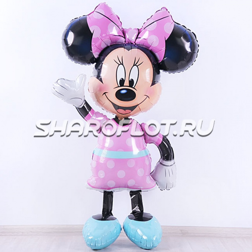Ходячий шар Мини Маус 135см