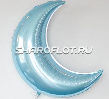 Шарик в виде месяца Голубой