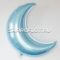 Шарик в виде месяца Голубой