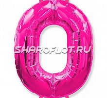 Шар Цифра 0 Фуше 85см