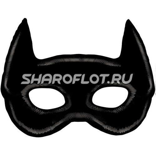 Шар Маска Бэтмена черная 105см