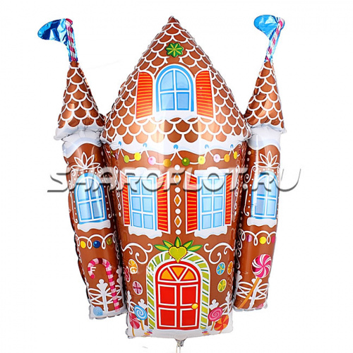 Шар Пряничный домик 95см
