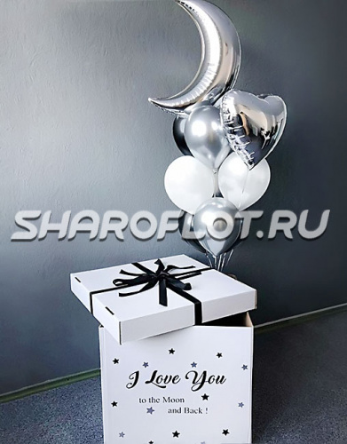 Поздравление Люблю до луны и обратно