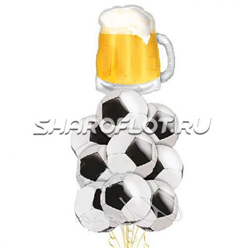 Букет шаров «Солдат спит, служба идет»