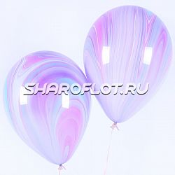 Шар Агат Розовый Карамелька 30см