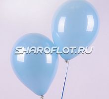 Глянцевые голубые шары 30см