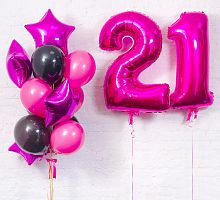 Композиция шаров с цифрой №029