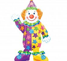 Ходячий шар Клоун 110см