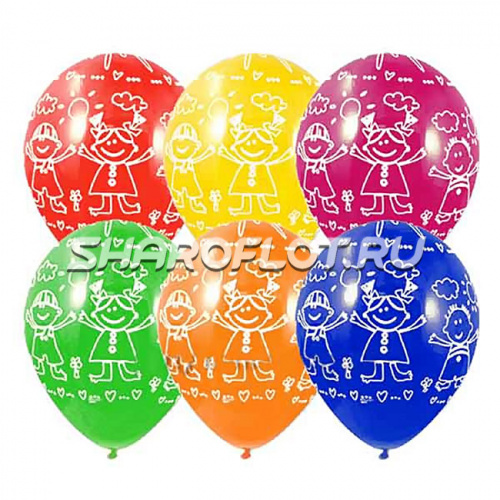 Шары Солнце и дети 30см Шары Солнце и дети 30см