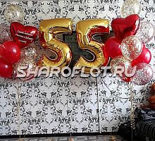 Оформление шарами для бабушки на юбилей