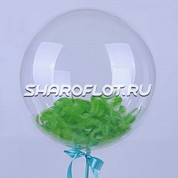 Шар с Зелеными перьями