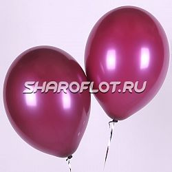Шар Бургундия металлик 30см